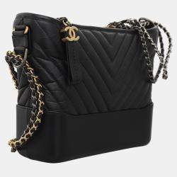 Pre Owned Chanel Chevron Medium Gabrielle Bag