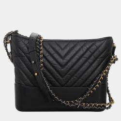 Pre Owned Chanel Chevron Medium Gabrielle Bag