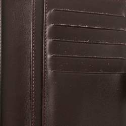 Pre Owned Chanel Black Quilted Caviar Leather L-Zip Wallet