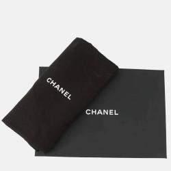 Pre Owned Chanel Matelasse Pearl Handle Chain Shoulder Bag Black Lambskin