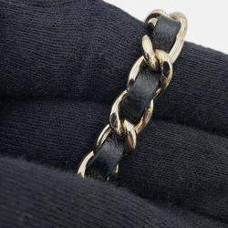 مملوكة مسبقًا Chanel Matelasse Black/White Lambskin Chain Clutch Bag