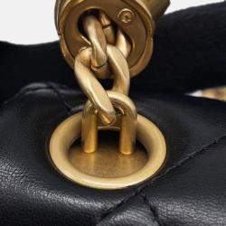 Pre Owned Chanel Matelasse Chain shoulder Black Lambskin Size 20