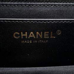 Pre Owned Chanel Matelasse Chain shoulder Black Lambskin Size 20