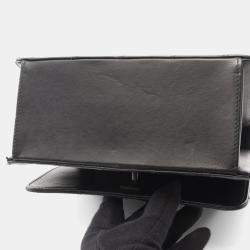 Pre Owned Chanel Flap Black Lambskin Shoulder Bag
