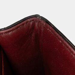 Pre Owned Chanel Black Small Classic Lambskin Double Flap