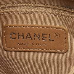 Pre Owned Chanel Red Quilted Caviar Leather Timeless Accordion Flap Bag