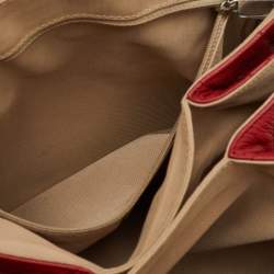 Pre Owned Chanel Red Quilted Caviar Leather Timeless Accordion Flap Bag