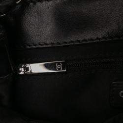Pre Owned Chanel Black Small Quilted Lambskin Coco Loop Flap