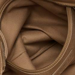 Pre Owned Chanel Beige/Black Quilted Leather VIP Grand Shopping Bag