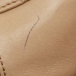 Pre Owned Chanel Beige/Black Quilted Leather VIP Grand Shopping Bag