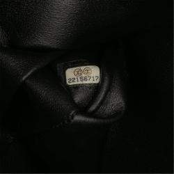 Pre Owned Chanel Black Quilted Lambskin Pagoda Accordion Flap