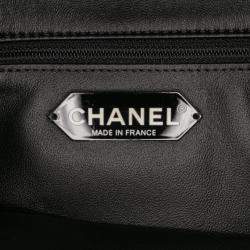 Pre Owned Chanel Black Quilted Lambskin Pagoda Accordion Flap