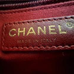 Pre Owned Chanel Wavy CC Hobo Black Crossbody Bag