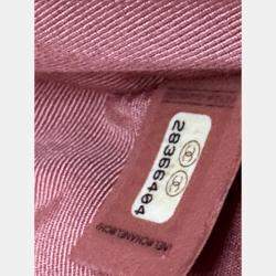 Pre Owned Chanel Pink Quilted Leather Small Boy Flap Bag