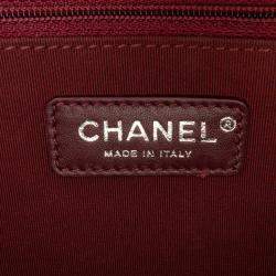 Pre Owned Chanel Black Medium Quilted Goatskin CC University Flap