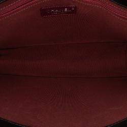 Pre Owned Chanel Black Medium Quilted Goatskin CC University Flap