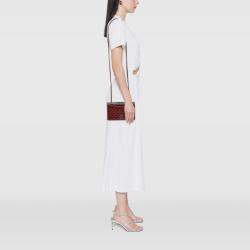 Pre Owned Chanel Red Small Quilted Lambskin Ballerine Flap Bag