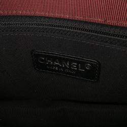 Pre Owned Chanel Red Small Quilted Lambskin Ballerine Flap Bag