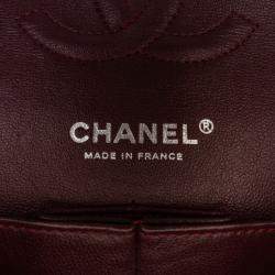 Pre Owned Chanel Black Medium Classic Caviar Double Flap