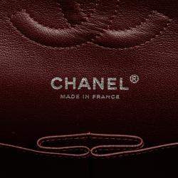 Pre Owned Chanel Black Medium Classic Caviar Double Flap