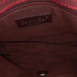 Pre Owned Chanel Pink Paris Salzburg Mini Quilted Glazed Calfskin and Felt Edelweiss Flower Flap