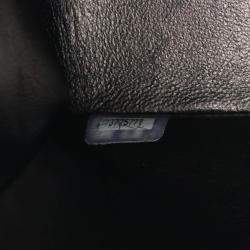 Pre Owned Chanel Classic Flap Black Lambskin Leather Shoulder Bag