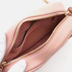 Pre Owned Chanel CC Camera Pink Leather Shoulder Bag