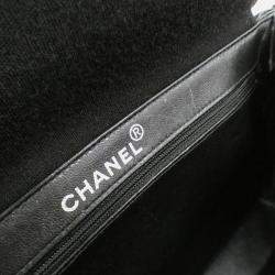 Pre Owned Chanel CC Black Canvas Handbag