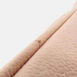 Pre Owned Chanel CC Pink Leather Shoulder Bag