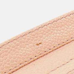 Pre Owned Chanel CC Pink Leather Shoulder Bag