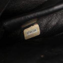 Pre Owned Chanel CC Black Lambskin Shoulder Bag