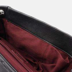 Pre Owned Chanel Istanbul Accordion Black Lambskin Flap Bag