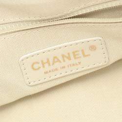 Pre Owned Chanel CC Black Lambskin Leather Shoulder Bag
