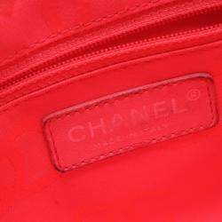 Pre Owned Chanel Cambon Ligne Black Leather Tote Bag