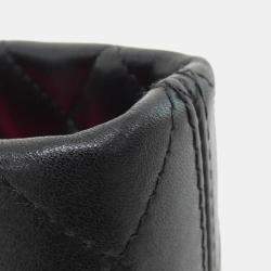 Pre Owned Chanel Cambon Ligne Black Leather Tote Bag