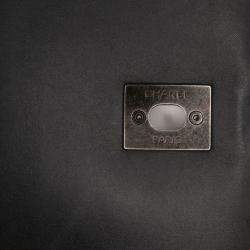 Pre Owned Chanel Grey Embossed Calfskin New Chic Flap
