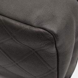 Pre Owned Chanel Grey Embossed Calfskin New Chic Flap