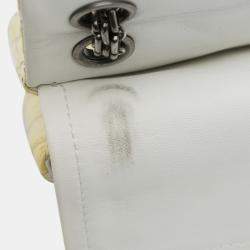 Pre Owned Chanel Yellow Mini Reissue 2.55 Patent Double Flap