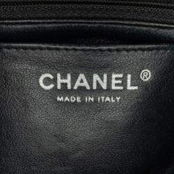 Pre Owned Chanel Black Mini Square Classic Patent Single Flap