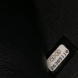Pre Owned Chanel Black Quilted Lambskin Boy Wallet On Chain