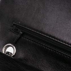 Pre Owned Chanel Black Reissue 2.55 Aged Calfskin Double Flap 227
