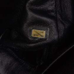 Pre Owned Chanel Black Reissue 2.55 Aged Calfskin Double Flap 227