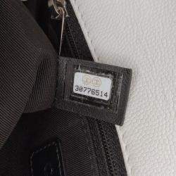 Pre Owned Chanel White Small Quilted Caviar My Everything Flap