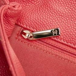Pre Owned Chanel Pink Caviar City Walk bag