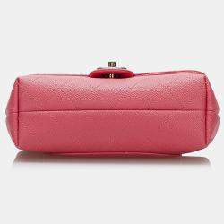 Pre Owned Chanel Pink Caviar City Walk bag