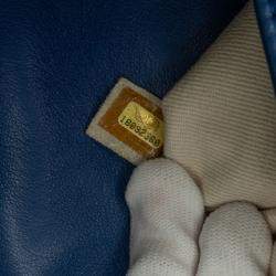 Pre Owned Chanel Blue Small Calfskin Love Me Tender Flap