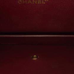 Pre Owned Chanel Black Medium CC Quilted Lambskin Single Flap