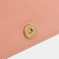 Pre Owned Chanel Pink Quilted Caviar Boy Wallet on Chain