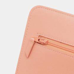 Pre Owned Chanel Pink Quilted Caviar Boy Wallet on Chain
