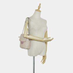 Pre Owned Chanel Pink Elegant Tweed Crossbody